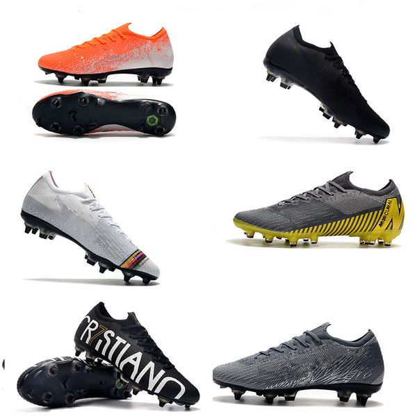 

2019 mens soccer shoes fury cr7 mercurial vapors xii vii elite fg soccer cleats outdoor football boots mercurial superfly vi 360 elite ag