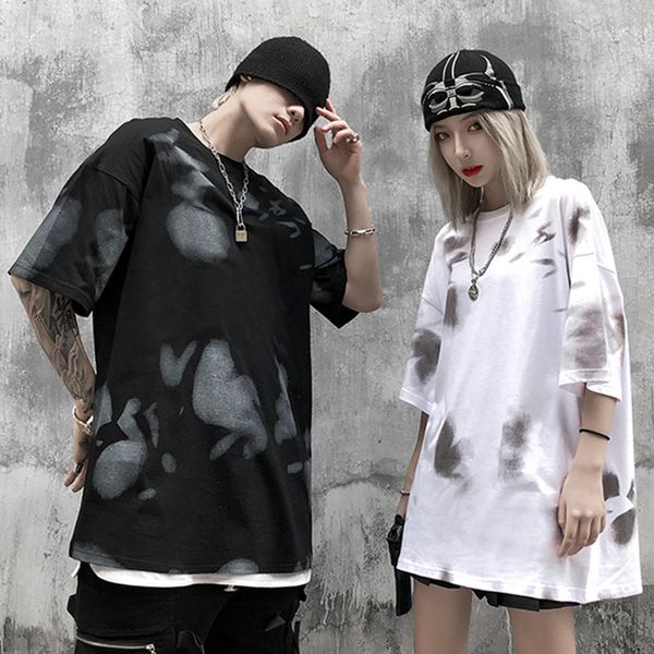 

MarchWind Brand Hip Hop T Shirt Men Streetwear Freestyle Print Tshirt Short Sleeve Cotton Casual Harajuku T-Shirt Loose Black White Tees