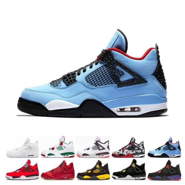 

Bred New Bred 4 Mens Basketball Shoes LASER NRG Pizzeria Lightning Pale Citron 4s Man Sports Sneakers 7-13 Wholesale trainer free shipping