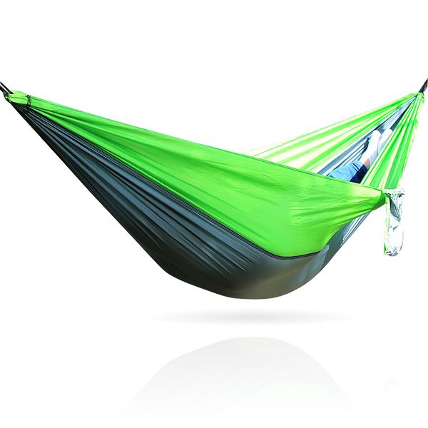 

yellow green yellow one person nylon hammock hamac