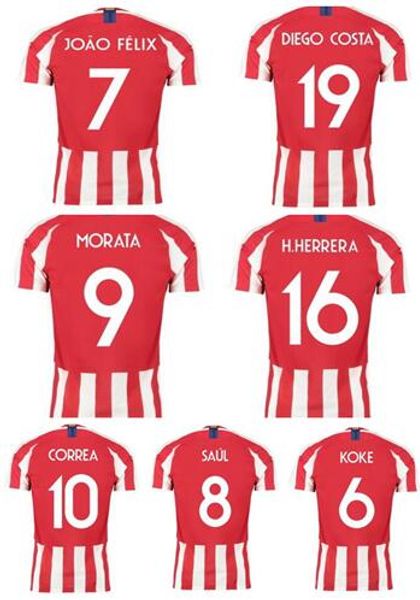 

customized 19-20 Thai Quality Soccer jerseys,7 João Félix 9 Morata 6 Koke 16 H.Herrea 19 Diego Costa 10 Correa online custom jerseys wear