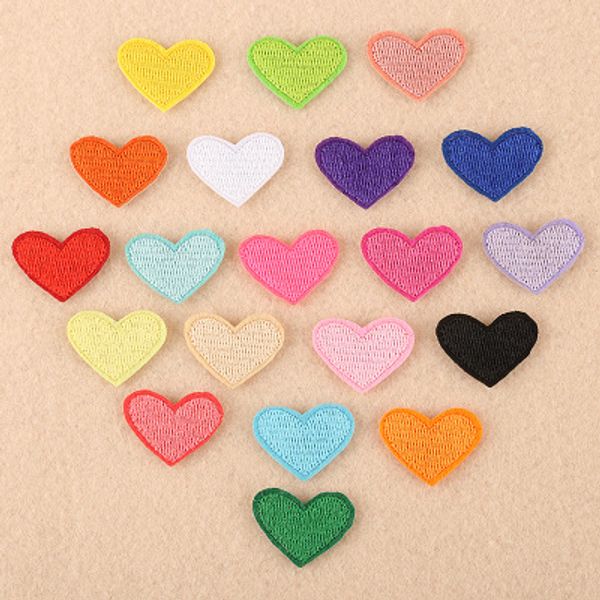 

iron on patches 100pcs anime style animal creativity embroidered fabric iron-on or sew-on patch badges (mixed colors set 20, Black