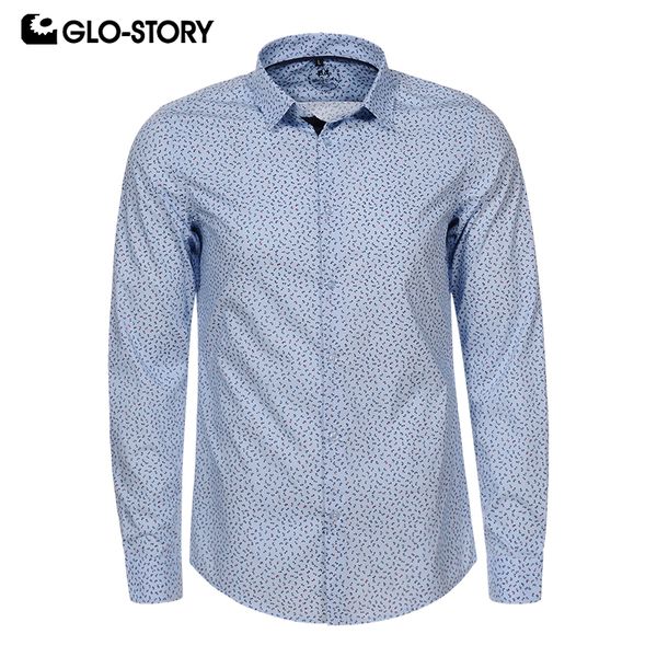 

glo-story european plus size men long sleeve formal dress shirts mens slim fit cotton shirt blouse 3xl 4xl 5xl 6xl 7910, White;black