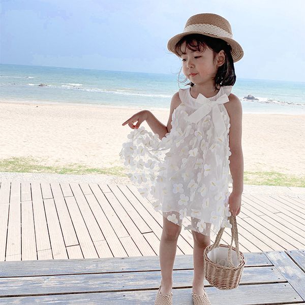 

girls dress 2020 summer baby dress children's tulle little girl summer butterfly fashion can white princess, Red;yellow
