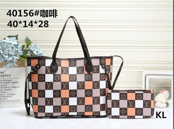 

2pcs/set high qulity classic designers womens handbags flower ladies composite tote leather clutch shoulder bags female purse with wallet 01