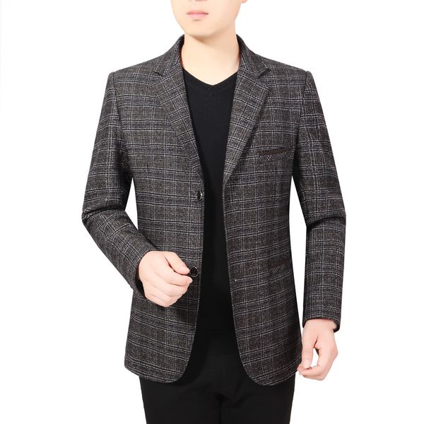 

klv men suit jacket suit jacket men's stylish casual solid blazer business wedding party outwear coat d4, White;black