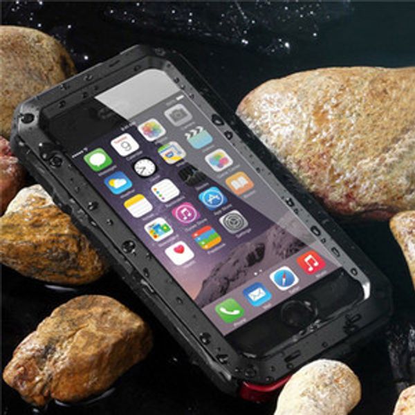 

dirt shock waterproof shockproof aluminum gorilla metal protection cover case for iphone 6 6s/6s 7 8 plus x xs max xr armor
