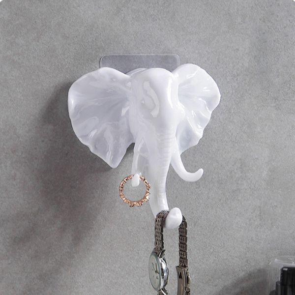 

elephant wall robe clothes hook plastic with seamless sticker bedroom bathroom