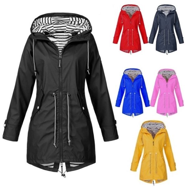 

женщины длинные тонкие толстовка куртка ветрозащитный осень зима 2019 спортивные повседневная верхняя одежда молния тренажерный зал бегунов, Black;brown