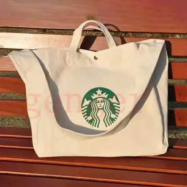 2020 Tasarımcı-Starbucks Messenger Omuz Mumya Çanta Kanvas eğlence alışveriş torbaları Büyük Omuz Çantası Messenger Bagc42f #