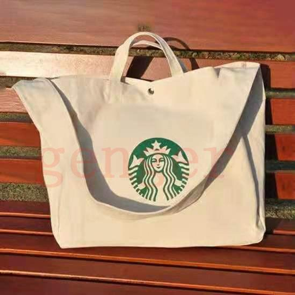 

2020 designer-starbucks messenger shoulder mummy bag canvas leisure shopping bags large shoulder bag messenger bagc42f#