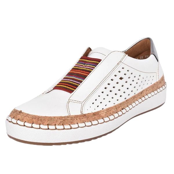 

women's fashion casual hollow-out round toe slip on shoes flat with sneakers lazy shoes hollow breathable quality new 827, Black