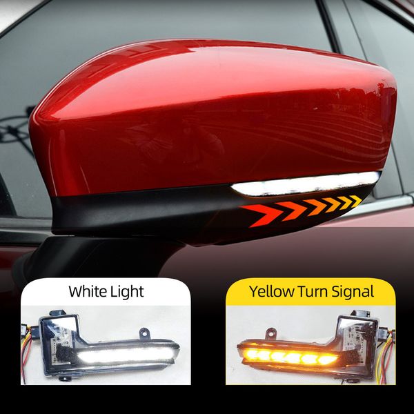 2pcs para Mazda 3 para Mazda 6 2017 2018 2019 Dynamic Led Sign Sign Light Light Retrovisor Indicador Seqüencial Blinker Lâmpada