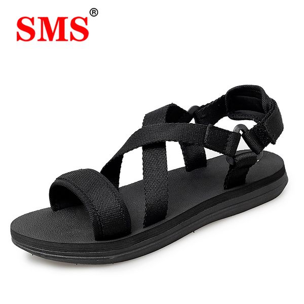 

sms 2020 new men summer outdoor mens flats casual beach athletic shoes non-slip sport summer quality beach sneakers sandals plus