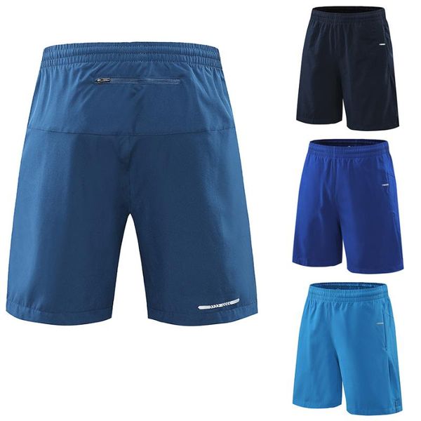 

running shorts men jogging fitness racing sport training tennis athletics breathable gym short, Black;blue