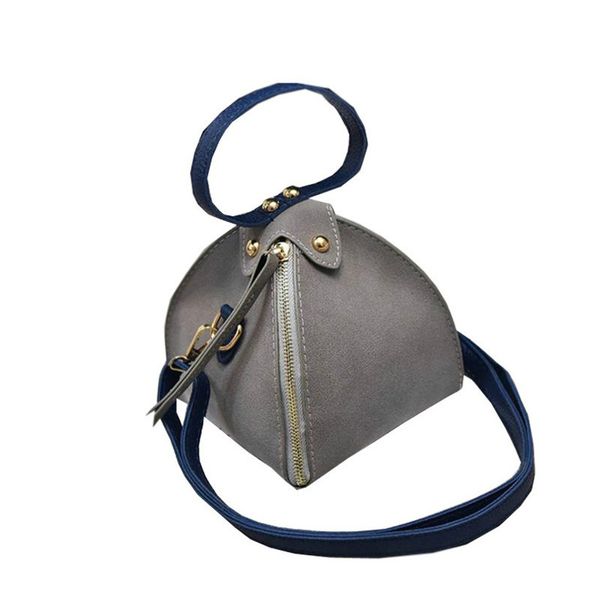 

new fashion triangle bag women's clutches small rivet purse bag girl wallet scrub pu leather handbags shoulder bolsos mujer