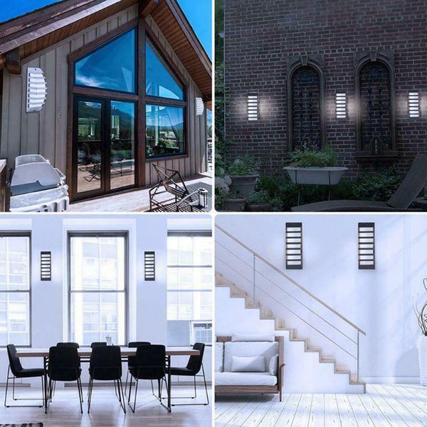 

8w home lamp modern outdoor indoor balcony stairs porch ip65 waterproof led wall light corridor pathway garden patio security