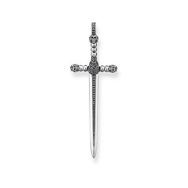 

skull sword cross pendants diy jewelry making accessories 925 sterling silver fit thomas style necklaces for women men gifts