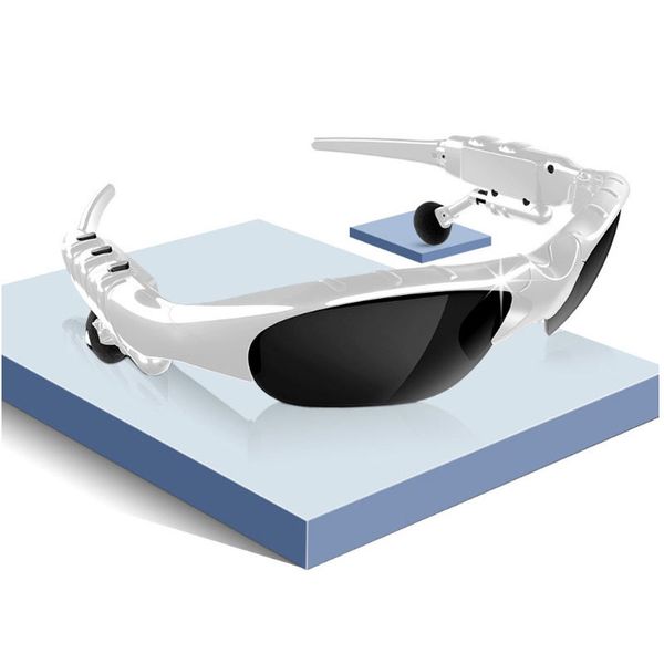

men's driving sunglasses bluetooth 5.0 stereo headset sunglasses wireless hands-microphone and music apple samsung any mobile phone, White;black