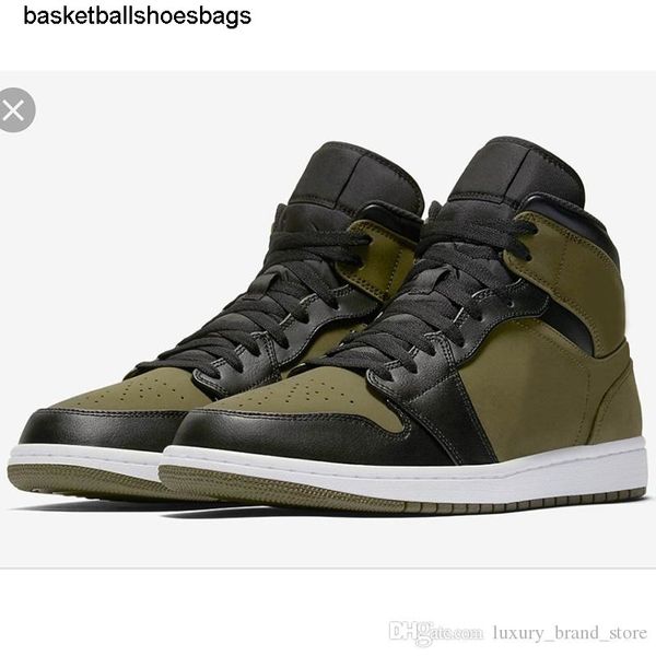 

olive new 1 chicago canvas 1s women mens basketball shoes shadow game royal unc 3 bred banned trainers sports sneakers size 36-47