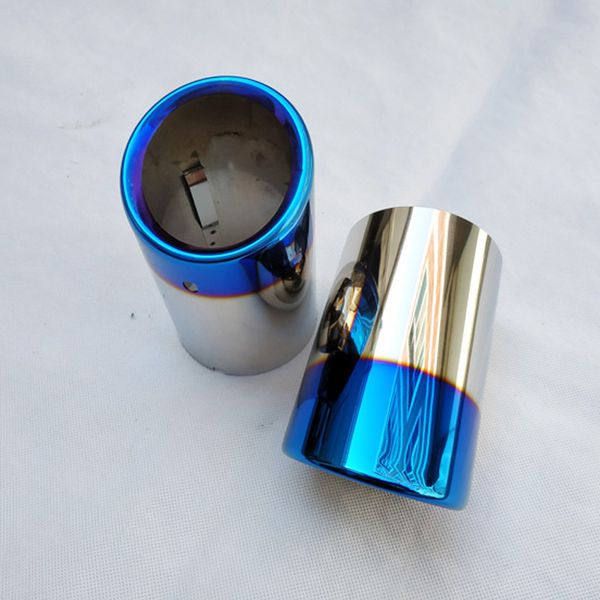 

for a4 b8 sedan muffler stainless steel exhaust tip muffler pipe car accessories