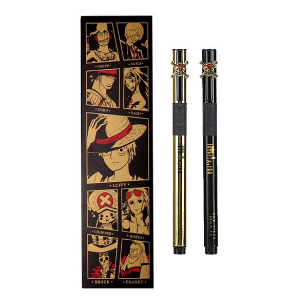 

pirate king metal neutral pen 0.5mm office signature pen business gift animation gift black gold y1709 black