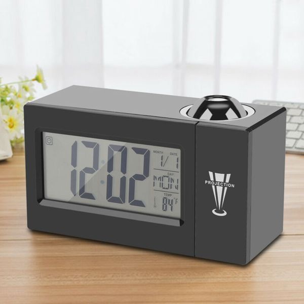 

projection digital temperature lcd snooze alarm clock led display timer