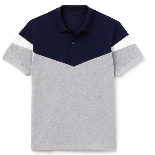 

crocodile mens designer polo shirts version fashion luxury france brand regular fit color-block 4 colors sale, White;black