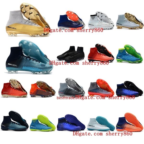 

мужские футбольные бутсы mercurial superfly v ronalro fg indoor soccer shoes детские футбольные бутсы cr7 boys neymar boots rising fast pack
