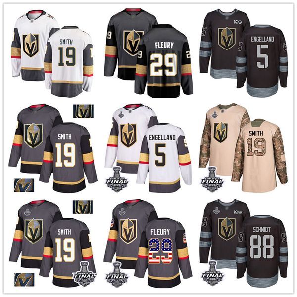 

Пользовательский Vegas Golden Knights Джерси 29 Марк-Андре Флери 71 Karlsson 67 Макс Pacioretty 19 Смит 88 Schmidt хоккей Джерси 5 Engelland Флага США