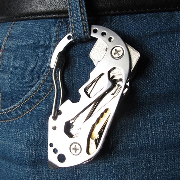 

hanger buckle climb tool edc multipurpose carabiner key organizer multi tool holder clip camp quickdraw utility gadget pocket rock protectio