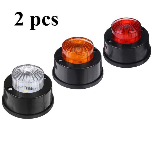 

2 pcs 12v / 24v led side marker trunk side marker external lights warning tail light lamp trailer lorry