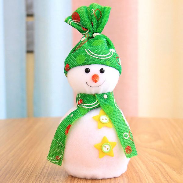 

kids decor new year candy sack xmas doll fruit wrapping 2018 snowman apple bag 25*8*8cm party ornaments home cute favour cloth