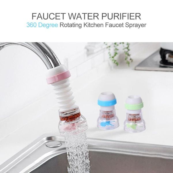 2019 360 Degree Rotatable Water Saving Filters Faucet Mounted Dual