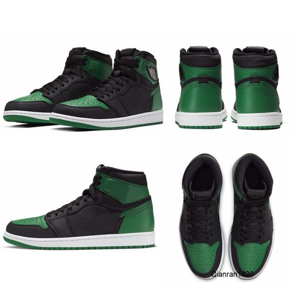

stock x 2020 new men 1s basketball shoes 1 high og pine green designer luxury sports shoes sneakers size 40-45