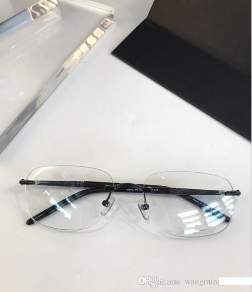 

новые очки кадр женщины мужчины дизайнер оправы для очков дизайнер бренда очки кадр прозрачные линзы очки кадр óculos 0071 с футляром, Silver