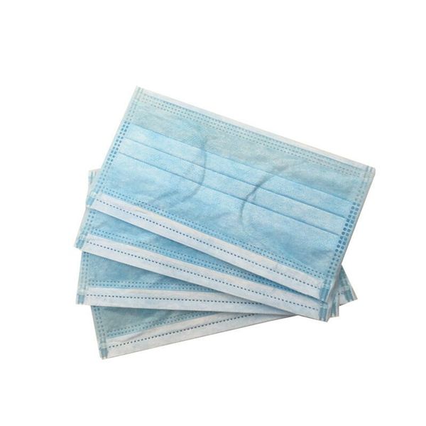 

fast shipping face masks disposable 3 layers dustproof mask facial protective cover masks set anti-dust mask