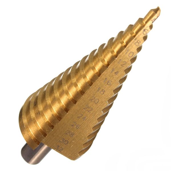 

promotion hss drill step drill tapered titanium for screwdriver 4-32mm
