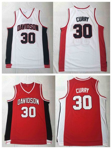

donovan 30 curry russell wildcats college basketball jersey white red 100% stitched college basketball jerseys s-3xl fast shipping, Black