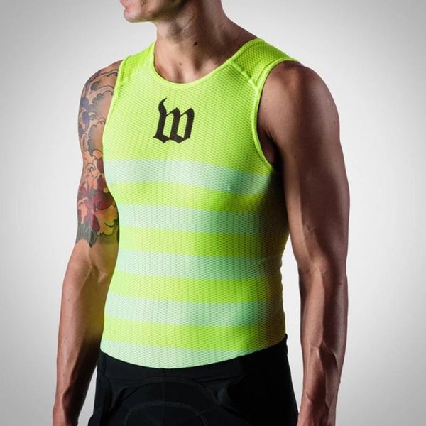 

men's cycling vest underwear wattie ink bicycle sleeveless sweatproof vest roupa ciclismo running t-shirt fast-dry bike gilet, Black;red