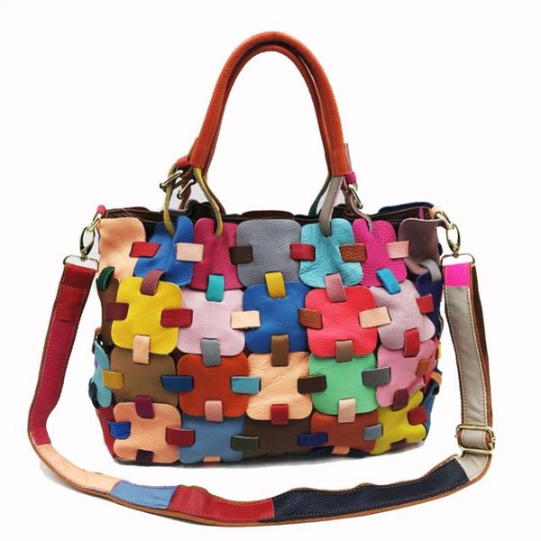 

womens bags handbags genuine leather bags for women ruffles colorful handbag ladies shoulder bag female tote bag