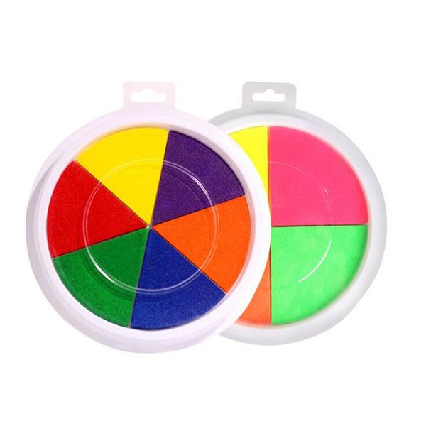 

baby finger painting ink mud creative toys diy color ink pad kindergarten palm ink safety non-toxic children finger paint sale