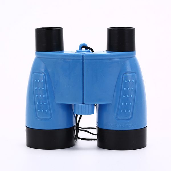 

1pc 12cm x 11.5cm kid children binocular telescope + neck tie strap magnification toy