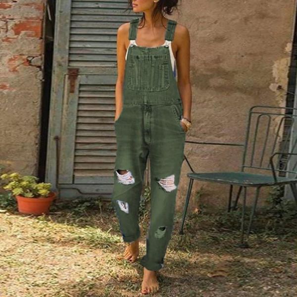 

long overalls jumpsuits womens hip hop denim overalls jumpsuit rompers, Black;white