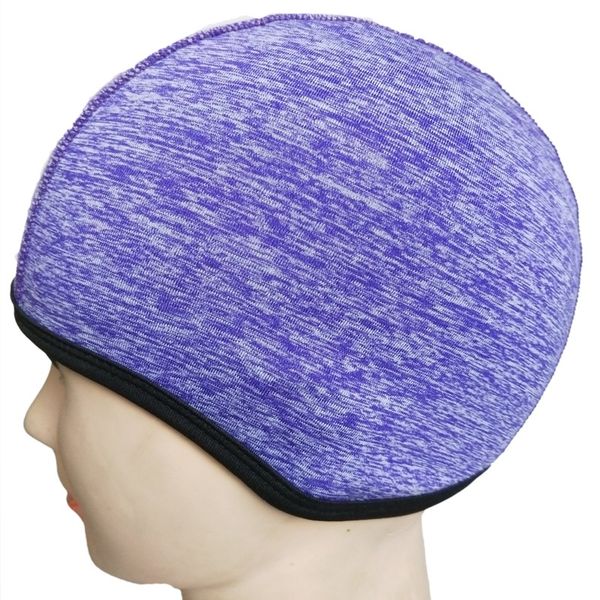 

men women windproof thermal cycling cap helmet wicking running motorcycle sports hat, Black