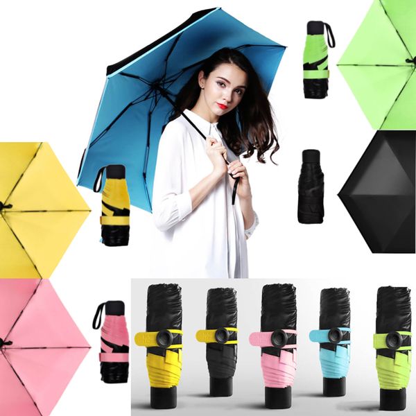 

карманный летний дождь компактный складной зонтик путешествия портативный зонт antiuv