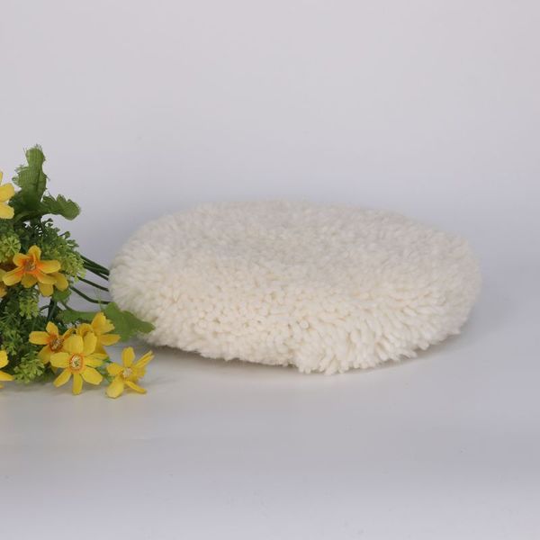 

1pc 220mm wool clean double side polishing buffing bonnet pad for car auto polisher polish pads drill car body repear grinder