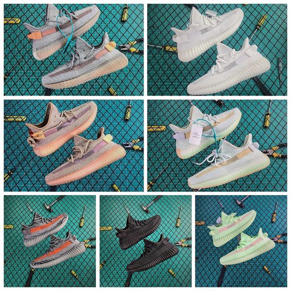 

2019 new fa hion de igner neaker hyper pace clay true form cream white black white kanye we t v2 running hoe