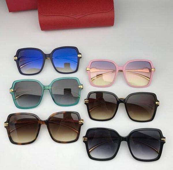 

new fashion designer sunglasses frame leather pilots popular selling style uv400 lens protection eyew classic style with case, White;black