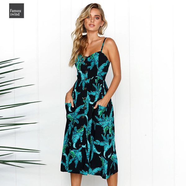 

vintage summer dress bohemian sundress print v neck tunic beach dress ladies stripe sleeveless eveing party dress vestidos designer clothes, Black;gray